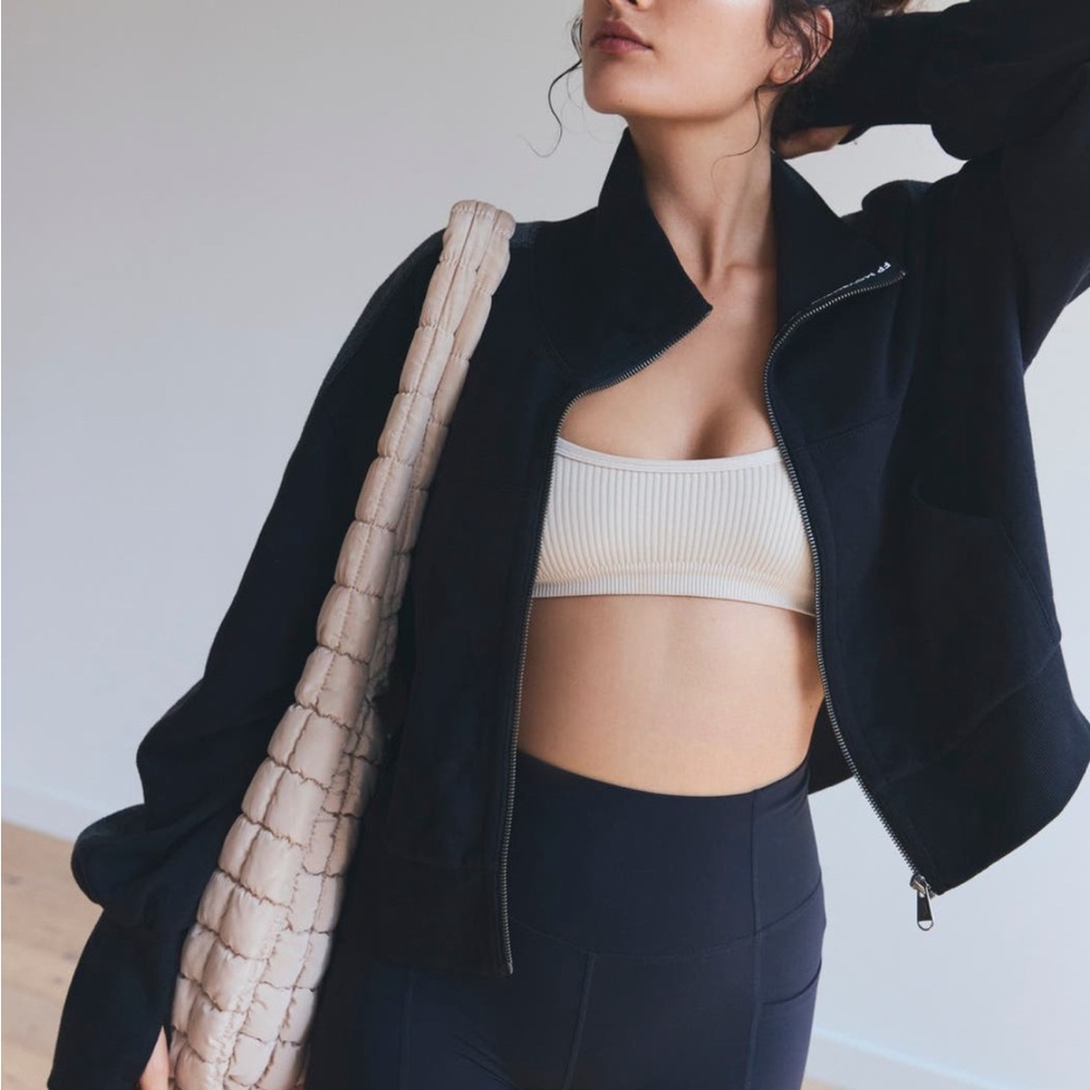 FP Movement by Free People Black Fleece Hoodie